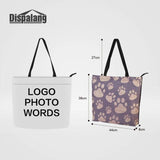 Eagle Printed Canvas Tote Bag for Lady Animal Parrot