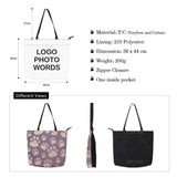 Eagle Printed Canvas Tote Bag for Lady Animal Parrot