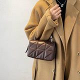 Small Shoulder Bag PU Leather Crossbody Handbag