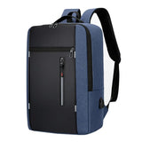 Waterproof Laptop Backpack w/ USB Port & Pockets, Men's School Bag