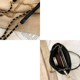 Women Leather Chain Crossbody Messenger Bag Soft Totes Bags Bolso