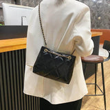 Women Leather Chain Crossbody Messenger Bag Soft Totes Bags Bolso