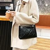 Women Leather Chain Crossbody Messenger Bag Soft Totes Bags Bolso