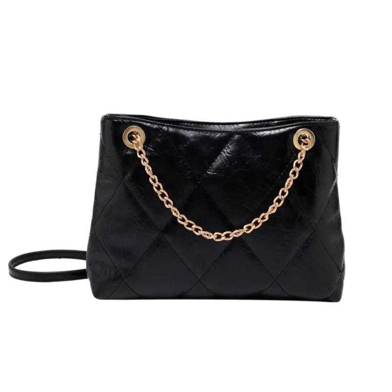Women Leather Chain Crossbody Messenger Bag Soft Totes Bags Bolso