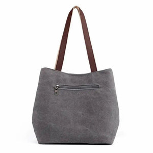 Casual Vintage Canvas Women Shoulder Bag Female HandBags Crossbody Bag