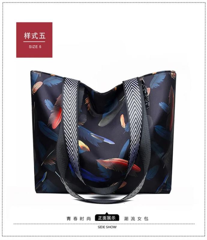 Waterproof Oxford Duffle Bag Large Capacity Women Travel Bags Shoulder Bag