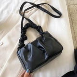 Vintage Handbags Solid Shoulder Bag Lady Cloud Pouch