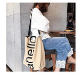 Canvas Crossbody Bag Women Tote Handbag Shoulder Messenger Sac A Main