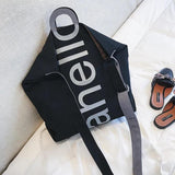 Canvas Crossbody Bag Women Tote Handbag Shoulder Messenger Sac A Main