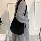 Women's Large Capacity Knitting Shoulder Bag Handbags