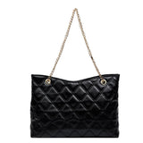 Quilted Chain Tote Bag Women Handbags Large Capacity Shoulder Bag Purse