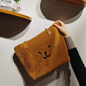 Soft Plush Women Shoulder Bags Large Capacity Ladies Furry Handbags