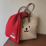 Soft Plush Women Shoulder Bags Large Capacity Ladies Furry Handbags