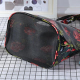 Summer Women Totes Plastic Shopper Mesh Handbags Ladies PVC Beach Shoulder Bag G