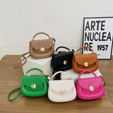 Women's Small PU Leather Crossbody Bag Tote Shoulder Handbag