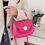 Women's Small PU Leather Crossbody Bag Tote Shoulder Handbag