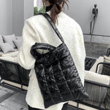 Winter Down Shoulder Bag Women Handbag Female Space Pad Cotton Bags
