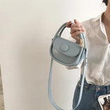 French Niche Portable Saddle Messenger Bag for Women