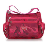 Camouflag Women Shoulder Messenger Bag Waterproof Nylon Oxford Crossbody Bag