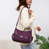 Camouflag Women Shoulder Messenger Bag Waterproof Nylon Oxford Crossbody Bag