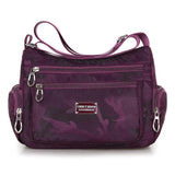 Camouflag Women Shoulder Messenger Bag Waterproof Nylon Oxford Crossbody Bag