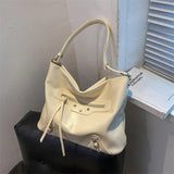 Large Capacity Women Shoulder Bags High PU Leather Totes Lad