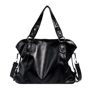 Large Women's Shoulder Bags Big Size Casual Tote Bag Pu Leather Crossbody Bag