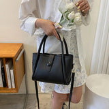 Solid Women Handbag Top-Handle Shoulder Bags Small Casual Messenger Bag