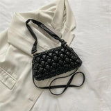 Women Ruched Shoulder Bags High Leather Crossbody Bags Female Handbags And Purse