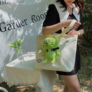 Japan Style Women Cartoon cat Plush Tote bag Shoulder Bag Handbag Bag