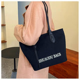 Canvas Women's Crossbody Flap Handbag