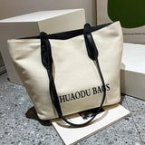 Canvas Women's Crossbody Flap Handbag