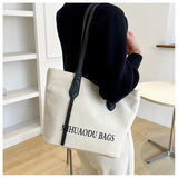 Canvas Women's Crossbody Flap Handbag