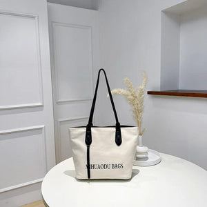 Canvas Women's Crossbody Flap Handbag