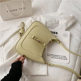 Leather Shoulder Crossbody Bag for Women Underarm Sac A Main