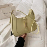 Leather Shoulder Crossbody Bag for Women Underarm Sac A Main