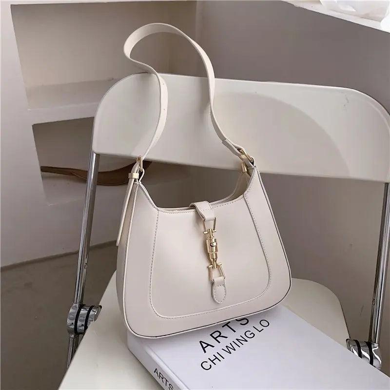 Leather Shoulder Crossbody Bag for Women Underarm Sac A Main