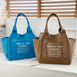 Casual Canvas Shoulder Bag Shopping Handbag