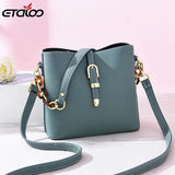 Chains Crossbody Bag Women Shoulder Bag Belt lock Handbag