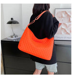 Canvas Women's Shoulder Bag Crossbody Bag Large Flap Handbag