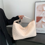 Canvas Women's Shoulder Bag Crossbody Bag Large Flap Handbag