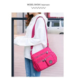 Women Casual Messenger Bags Waterproof Nylon Handbag Female Daily Shoulder Bag