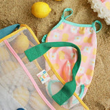 Summer Vacation Mesh Large-capacity Mommy Bag