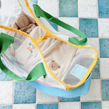 Summer Vacation Mesh Large-capacity Mommy Bag