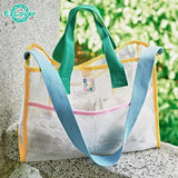 Summer Vacation Mesh Large-capacity Mommy Bag