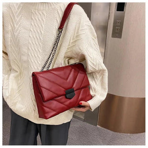 Casual Crossbody Bag for Women PU Leather Shoulder Handbag