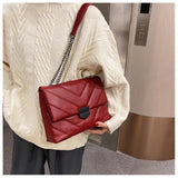 Casual Crossbody Bag for Women PU Leather Shoulder Handbag