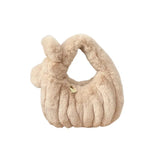 Plush Shoulder Bag Winter Furry Ladies Clutch Handbag