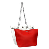 Transparent PVC Jelly Shoulder Bag Large Capacity Handbag