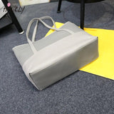 Vintage Women Pu Leather Handbag Shoulder Bag Female Causal Totes High Tote